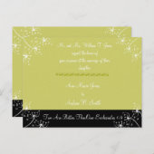 キリスト教の結婚式招待状2は次より優れている インビテーションポストカード (正面/裏面)