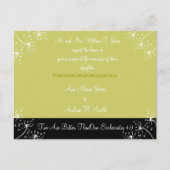 キリスト教の結婚式招待状2は次より優れている インビテーションポストカード (正面)