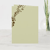 キリスト教の結婚式招待状 – 二人が一つになる 招待状 (裏面)