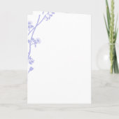 キリスト教の結婚式招待状 – 二人が一つになる 招待状 (裏面)