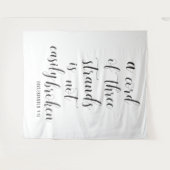 キリスト教の結婚式用背景 | 三本の紐 タペストリー (正面(横))