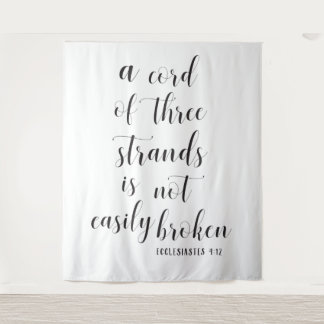 キリスト教の結婚式用背景 | 三本の紐 タペストリー