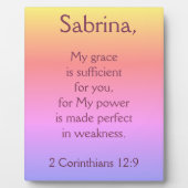 キリスト教の美しさで十分だ フォトプラーク (正面)