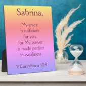 キリスト教の美しさで十分だ フォトプラーク (側面)