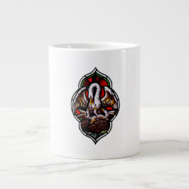 キリスト教の聖ペリカンの寓意 ジャンボコーヒーマグカップ