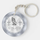 キリスト教の聖人に贈り物をしてくれてありがとう キーホルダー (裏面)