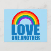 キリスト教の聖句を愛感動的し合う ポストカード (正面)