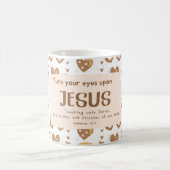 キリスト教の聖句を見なさい コーヒーマグカップ (中央)