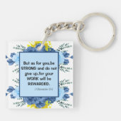 キリスト教の聖句 キーホルダー (裏面)