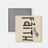 キリスト教の聖書の節 信仰 上矢印 マグネット (正面/裏面)