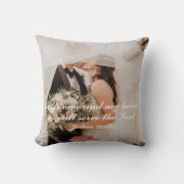 キリスト教の聖書の結婚写真 クッション (正面)