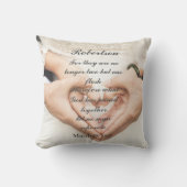 キリスト教の聖書の結婚写真 クッション (正面)