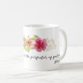 キリスト教の聖書の聖句の信仰 コーヒーマグカップ (正面右)