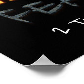 キリスト教の聖書の聖句を恐れる信仰 ポスター (角)