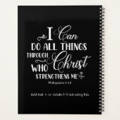 キリスト教の聖書の聖句プランナー プランナー手帳 (裏面)