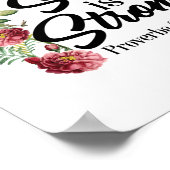 キリスト教の聖書の聖句彼女は強い諺である31:25 ポスター (角)