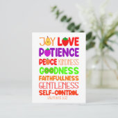 キリスト教の聖書の聖句 シーズンポストカード (スタンド正面)