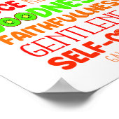 キリスト教の聖書の聖句 ポスター (角)