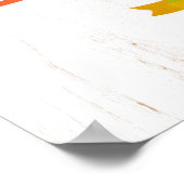 キリスト教の聖書の聖句 – 箴言3:5 ポスター (角)