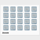キリスト教の聖書の詩のデザイン スクエアシール (シート)