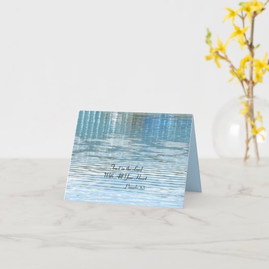 キリスト教の聖書の詩のノートカ空白のード カード (黄色い花)