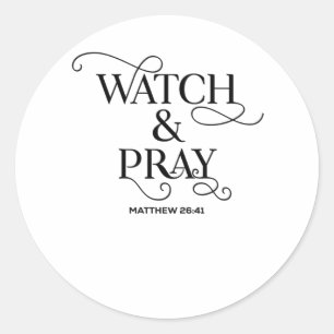 キリスト教の聖書の詩の時計と祈 ラウンドシール