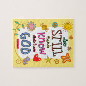 キリスト教の聖書の詩の聖なる書物、経典の文字の落書き ジグソーパズル (横)