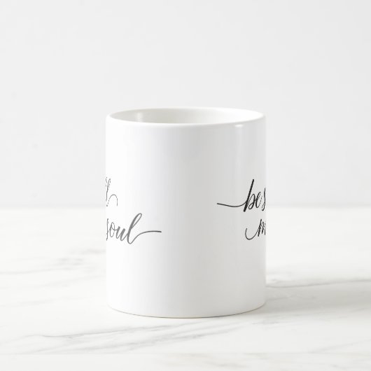 キリスト教の聖書の詩|は今でも私の精神です コーヒーマグカップ (中央)