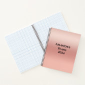 キリスト教の聖書パーソナライズされたの聖句年 ノートブック (内部)