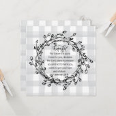 キリスト教の聖書感動的節 カード (正面/裏面インサイチュ)