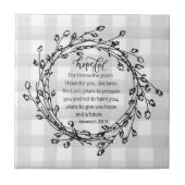 キリスト教の聖書感動的節 タイル (正面)