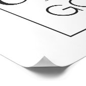 キリスト教の聖書私は神の子である1 John ポスター (角)