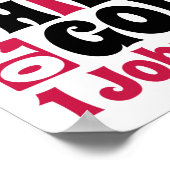 キリスト教の聖書私は神の子である1 John ポスター (角)