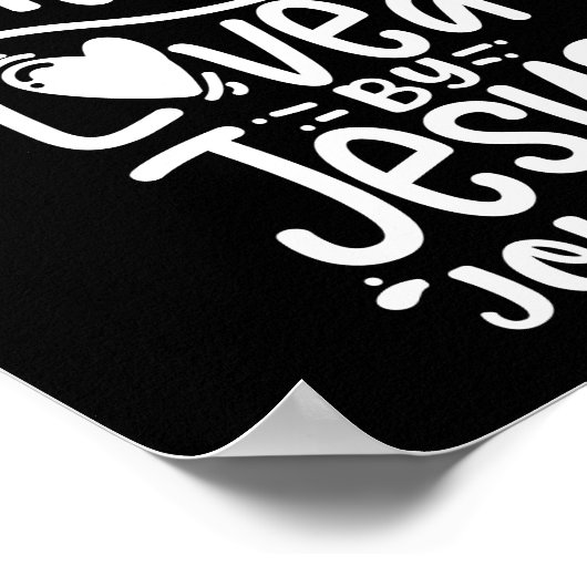 キリスト教の聖書第3章16節 ポスター (角)