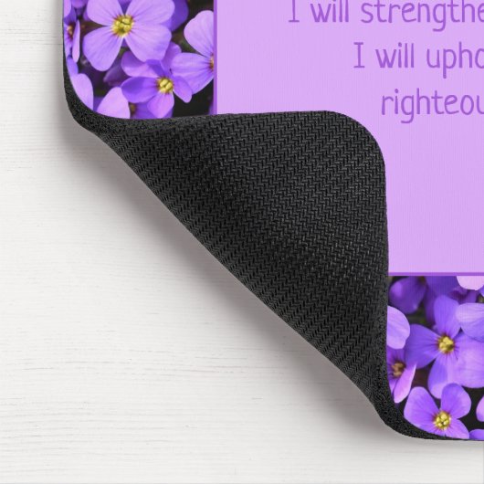 キリスト教の聖書紫色の花を恐れてはいけない マウスパッド (コーナー)