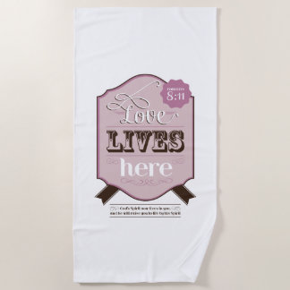 キリスト教の聖書聖なる書物、 経典ローマンの8つの小説の愛 ビーチタオル