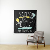 キリスト教の聖書聖句とライトマタイ タペストリー (インサイチュ)