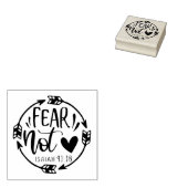 キリスト教の聖書聖句は恐れない ラバースタンプ (押印)