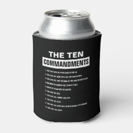 キリスト教の聖書聖句10戒 缶クーラー