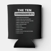 キリスト教の聖書聖句10戒 缶クーラー (裏面)