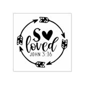 キリスト教の聖書聖句 ラバースタンプ (インプリント)