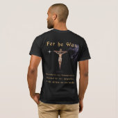 キリスト教の聖書 ヨハネ 3:16 Tシャツ (裏面フル)