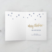 キリスト教の聖降誕祭のお祝い シーズンカード (内部)