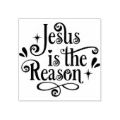 キリスト教の聖降誕祭の理由はイエスだ ラバースタンプ (インプリント)