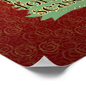 キリスト教の聖降誕祭の理由 ポスター (角)