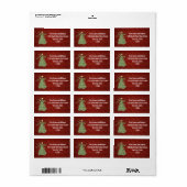 キリスト教の聖降誕祭の理由 ラベル (フルシート)