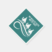 キリスト教の聖降誕祭を見て行くのでなく、信仰で歩く スタンダードカクテルナプキン (角)