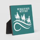 キリスト教の聖降誕祭を見て行くのでなく、信仰で歩く フォトプラーク (正面)