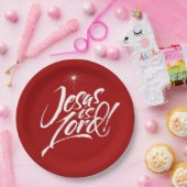 キリスト教の聖降誕祭イエスは主なる宗教キリストである ペーパープレート (パーティー)