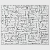 キリスト教の肯定言集 ラッピングペーパー (フラット)